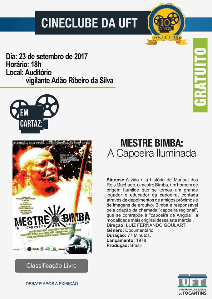 Cineclube UFT Tocantinópolis - Mestre Bimba