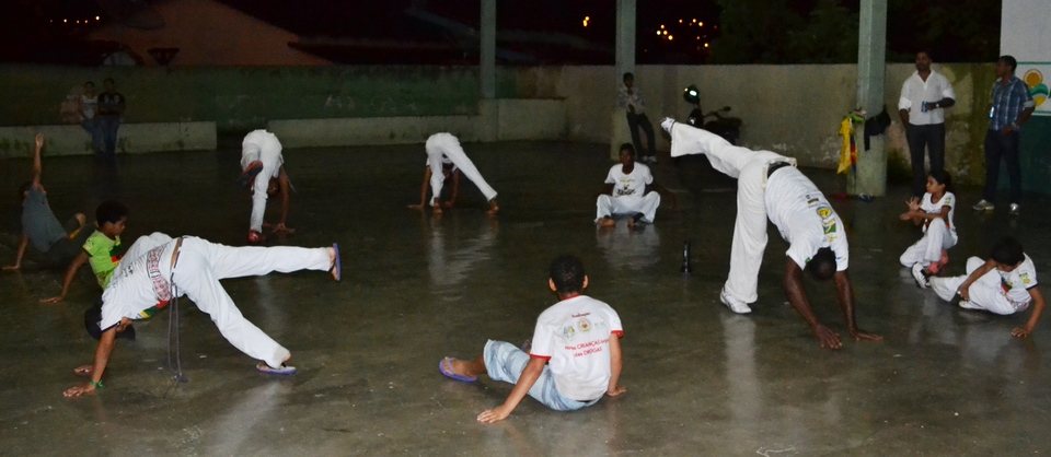 Grupo de Capoeira em Arraias (Foto: Samuel Lima/Arquivo Dicom)