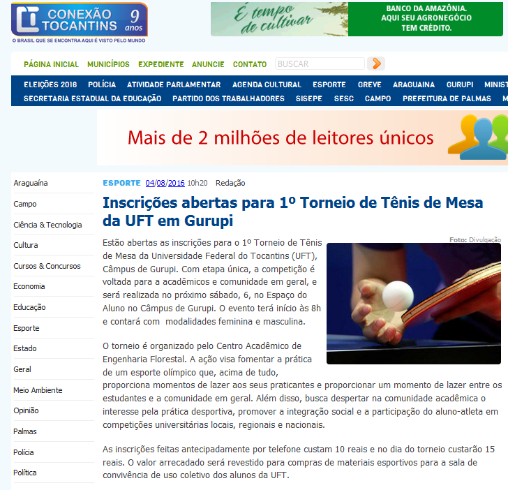 tenis web telefone