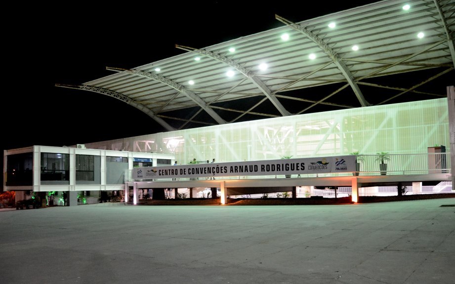 Centro de Convenções Arnaud Rodrigues abriga a Fenepalmas este ano (Foto: Júnior Suzuki / Prefeitura de Palmas-Divulgação)