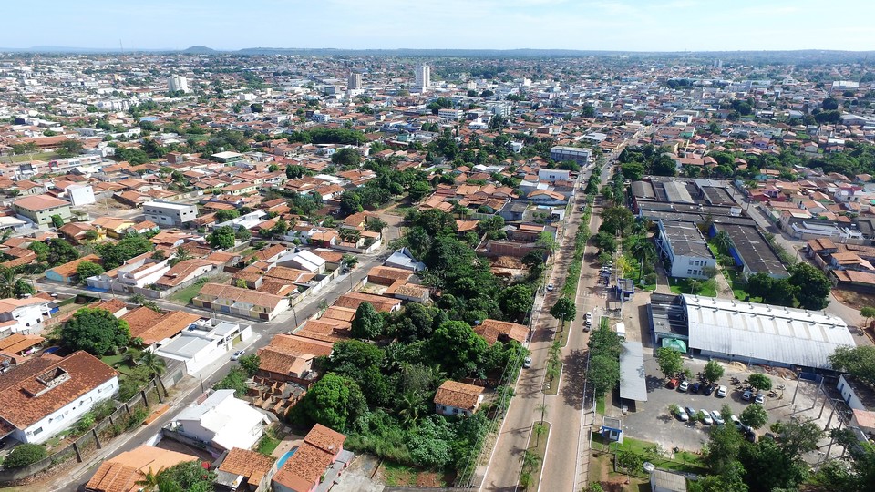 Imagem áerea - Araguaína (Foto: Marcos Sandes / Prefeitura de Araguaína / Divulgação)