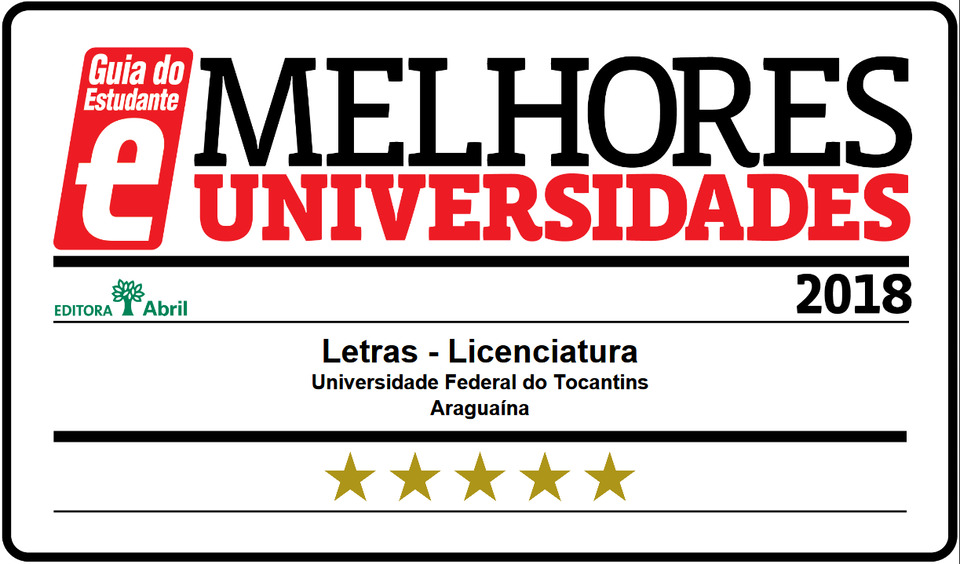 Card Letras Araguaína - Melhores Universidades (Imagem: Editora Abril)