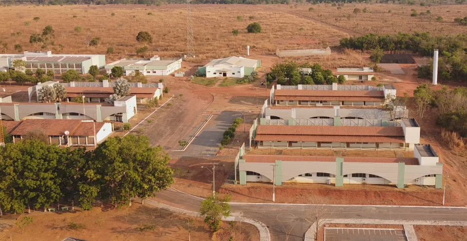 Blocos de salas de aulas e laboratórios do Câmpus de Gurupi (Foto: Divulgação)