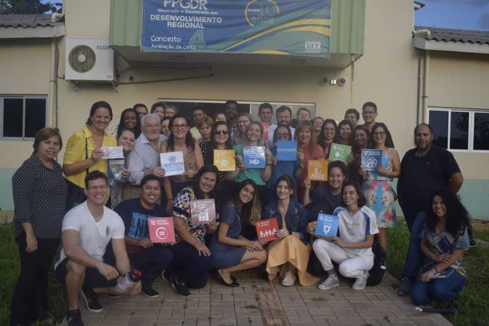 Projetos de pesquisa e extensão sobre os ODS foram apresentados na última sexta-feira (25) (Fotos: Neuracy Viana e Bruno Felipe Costa / Divulgação)