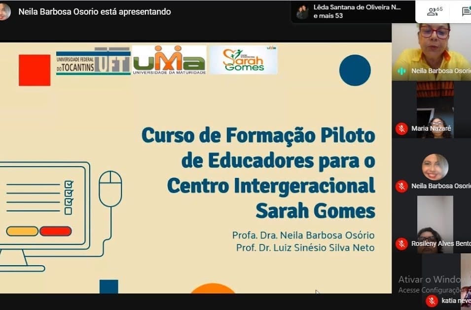 O curso de Educadores foi realizado de forma virtual devido à pandemia da Covid-19 (Foto: Divulgação UMA)