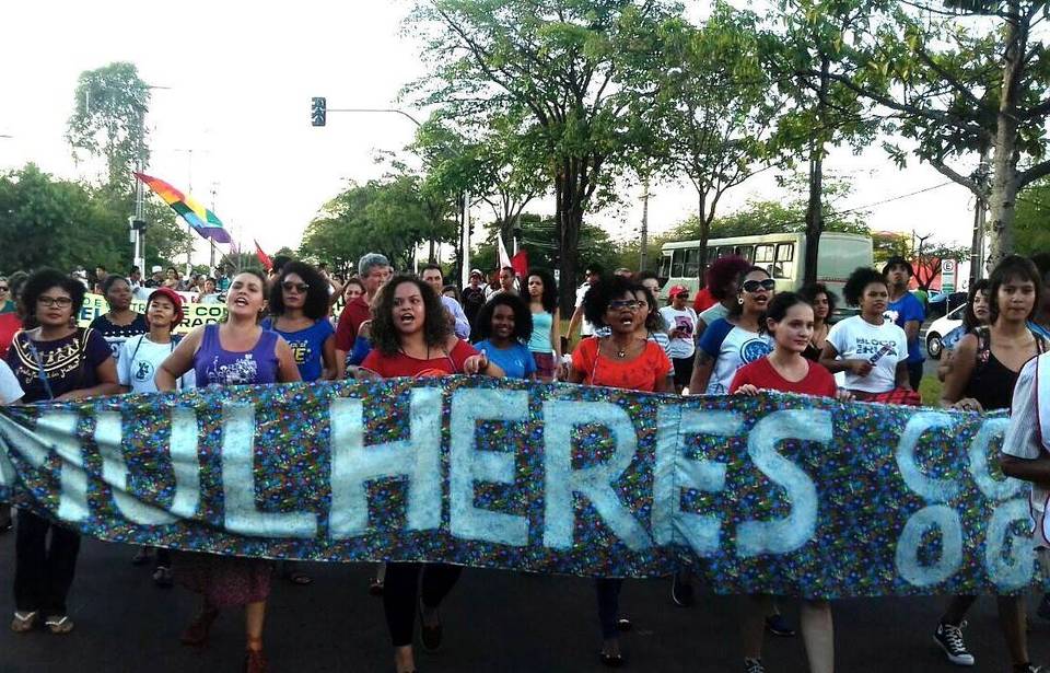 Marcha Mundial das Mulheres- Núclel Lélia Gonzales (Foto Divulgação)