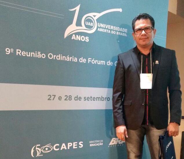 Professor Damião Rocha nos 10 anos da UAB em Brasília - DF (Foto:Divulgação)