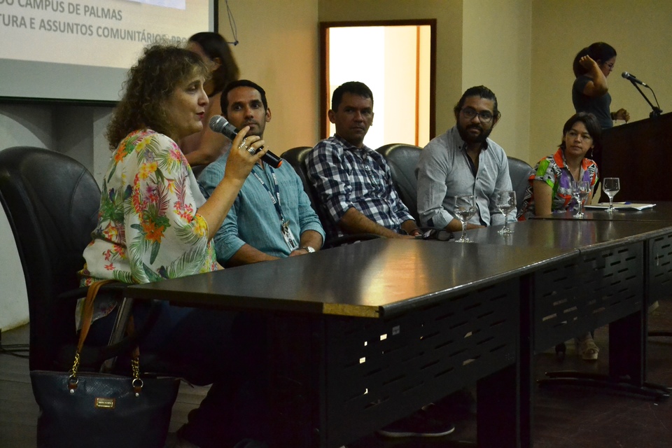 mesa de abertura do Fórum de Cultura Foto Elini Oliveira