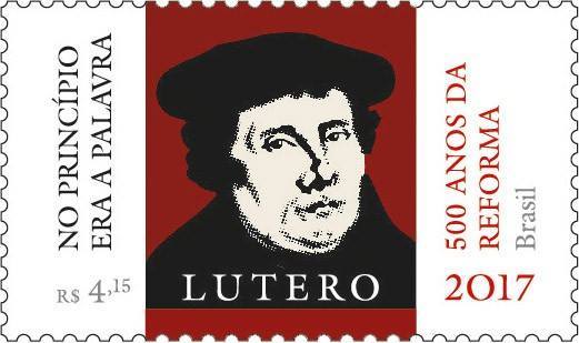Selo 500 Anos Reforma Protestante (Reprodução: Correios)