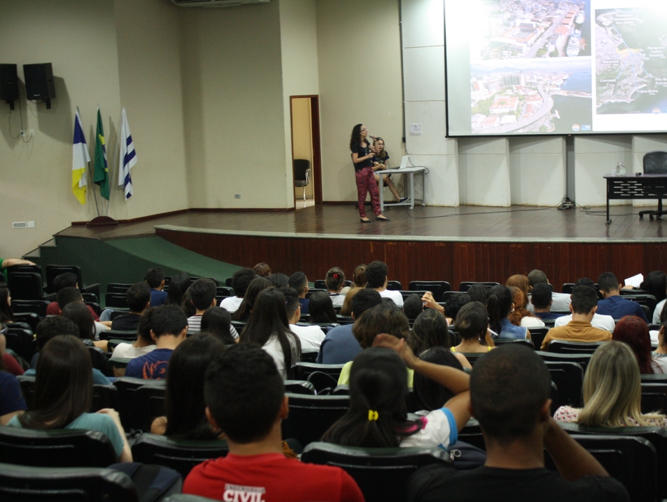 Palestra foi no auditório do Cuica, no Câmpus de Palmas (Foto: João Batista/Dicom)