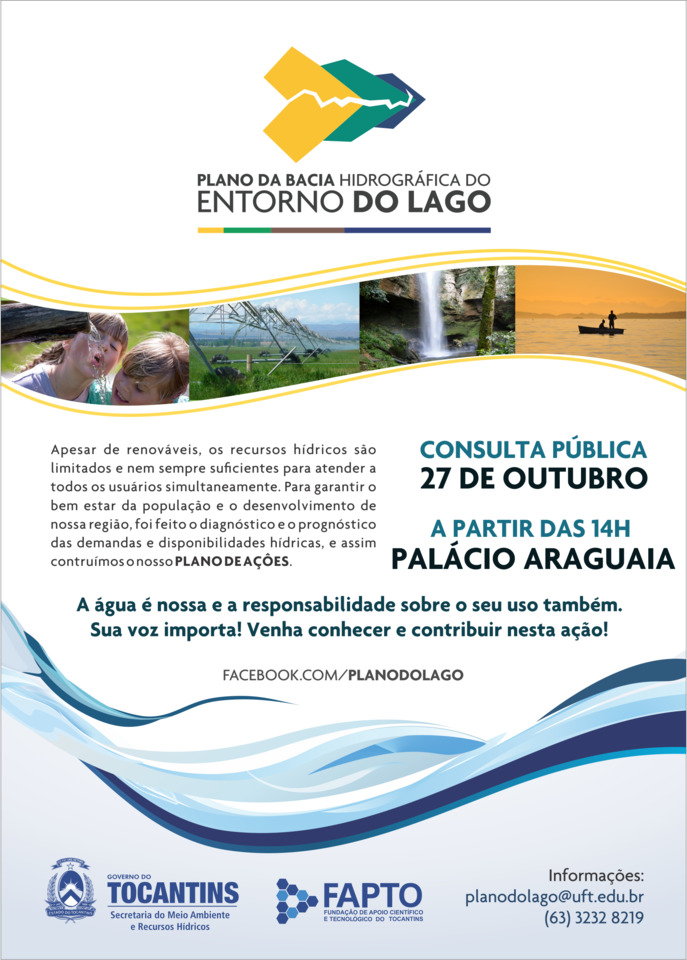 Cartaz do Plano do Lago