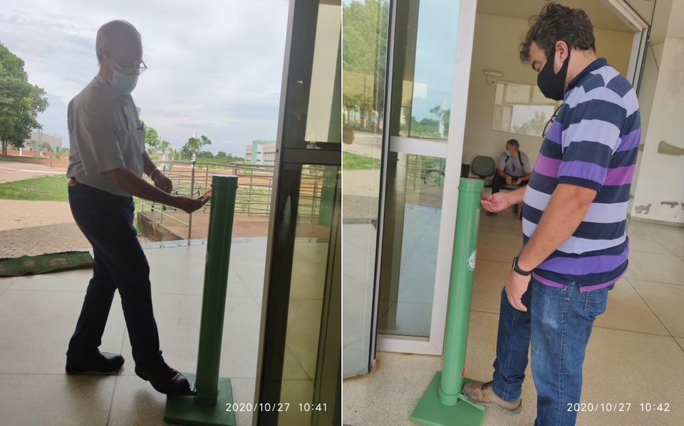 Torres já foram distribuídas em prédios no Câmpus da UFT em Gurupi (Foto: Marcela Cristina/Divulgação)