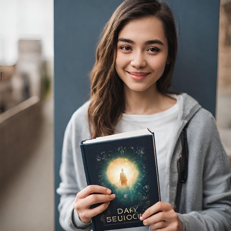 Exemplo de foto do autor ou autora da resenha exibindo o livro (envio opcional)