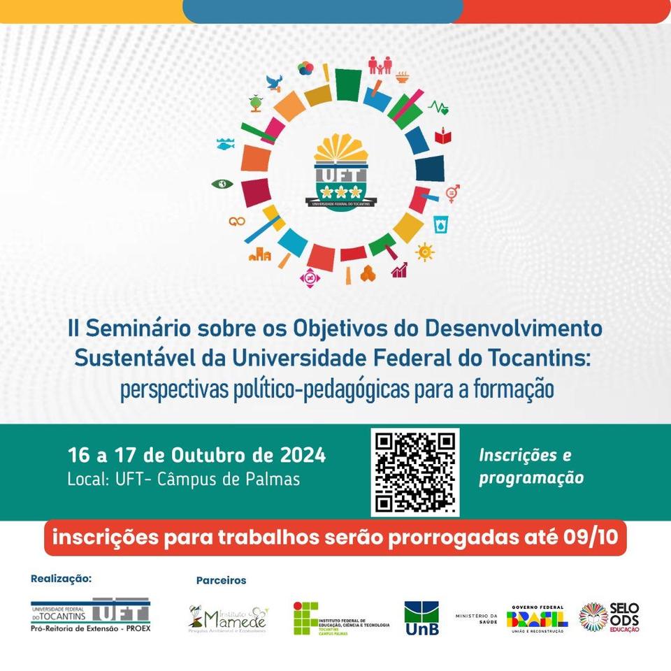 Arte digital com informações sobre o evento