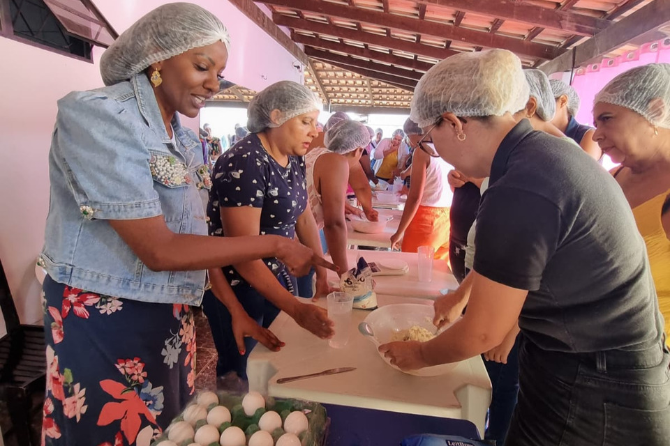 Aula inaugural do Curso de Produção de Massas, em Gurupi (Foto: Divulgação)