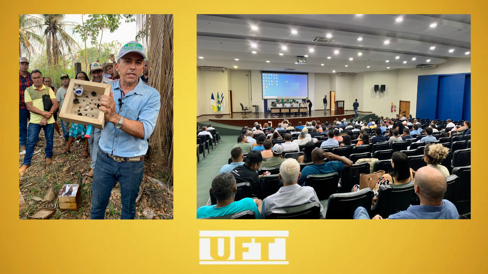 IX Seminário Estadual de Apicultura e III Seminário Estadual de Meliponicultura ocorreram no campus de Palmas da UFT (Imagens: Gihane Scaravonatti)