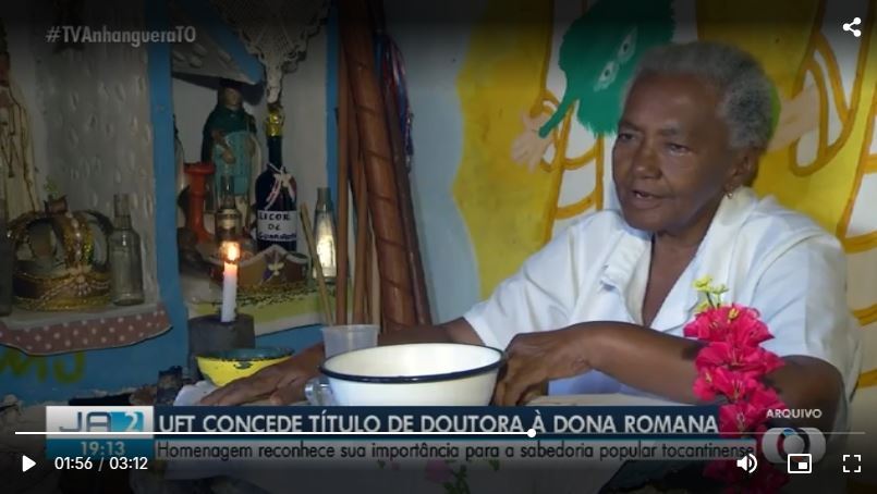 UFT concede título de Doutora à Dona Romana