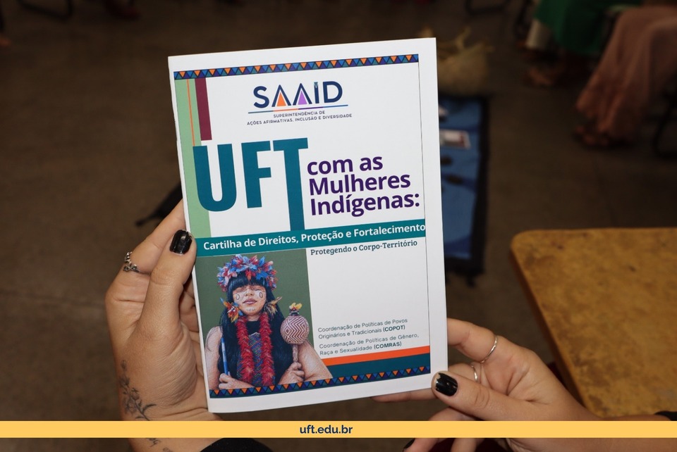 UFT lança cartilha para orientar mulheres indígenas sobre direitos e enfrentamento às violências