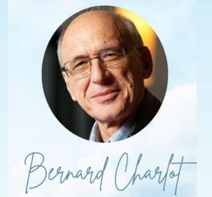 Nota de Falecimento – Professor Bernard Jean Jacques Charlot