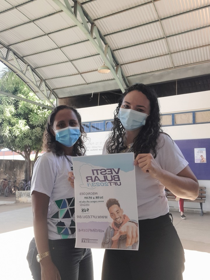 Servidores do Câmpus de Arraias visitam escolas para divulgar Vestibular 2023/1 (Foto: Divulgação/ UFT)