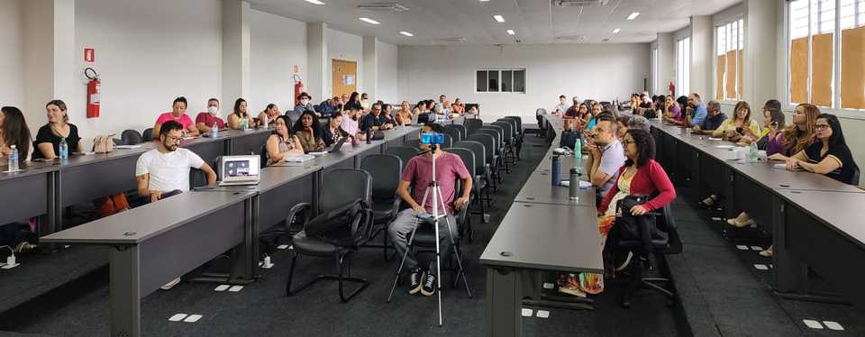 O evento contou com duas mesas-redondas presenciais no Auditório da Reitoria da UFT.jpeg (Foto: Divulgação)