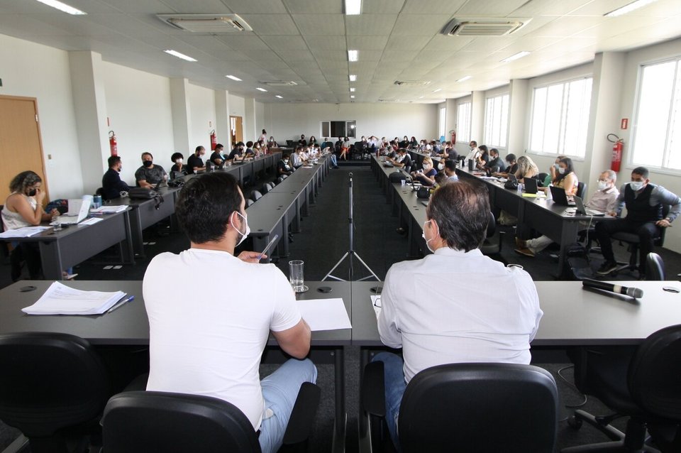 112ª reunião ordinária do Consepe foi a primeira presencial realizada em três anos (Foto: Bianca Zanella/Sucom)