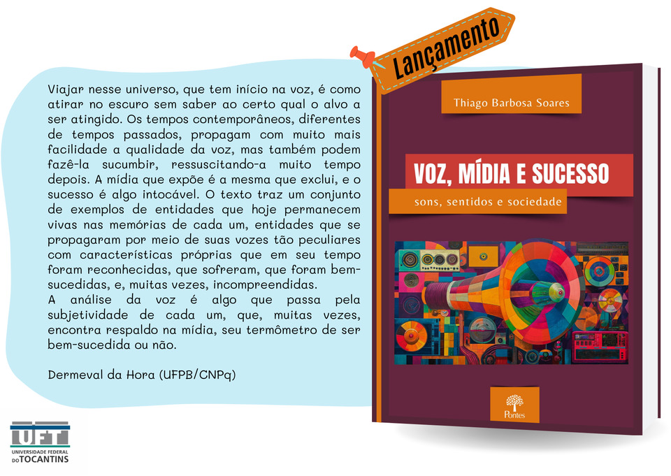 Livro Voz, mídia e sucesso sons, sentidos e sociedade