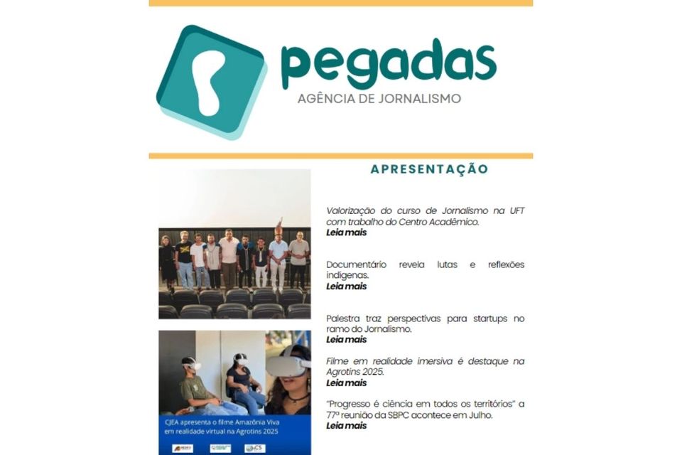 Newsletter Pegadas - Junho