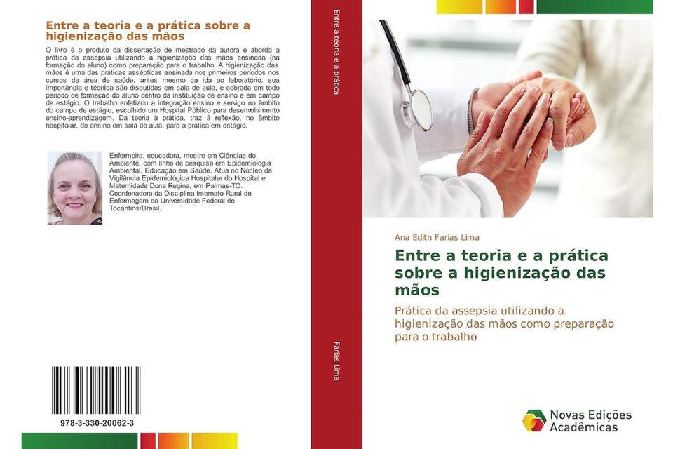 Professora da UFT publica livro que destaca a higienização das mãos como prática essencial para a formação e a saúde