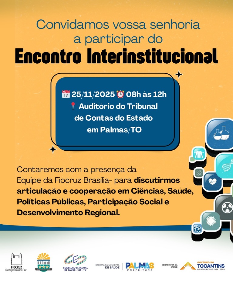 UFT participa de Encontro Interinstitucional com a presença da Fiocruz Brasília