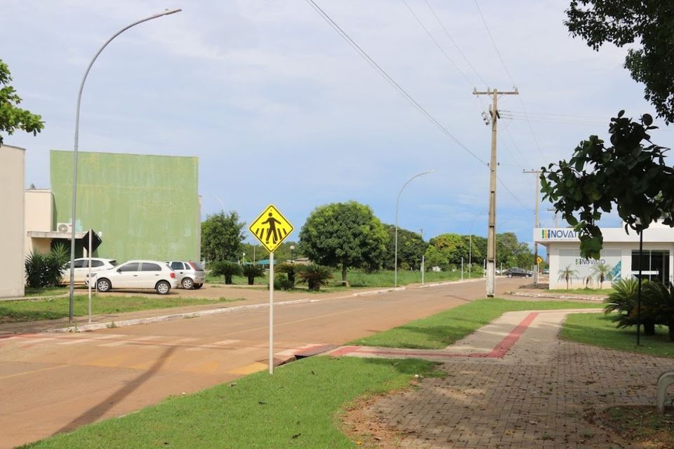 Foto de prédios do Câmpus de Palmas onde funcionam a Direção e a Inovato