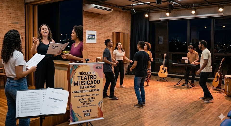 Núcleo de Teatro Musicado em Palmas está com inscrições abertas