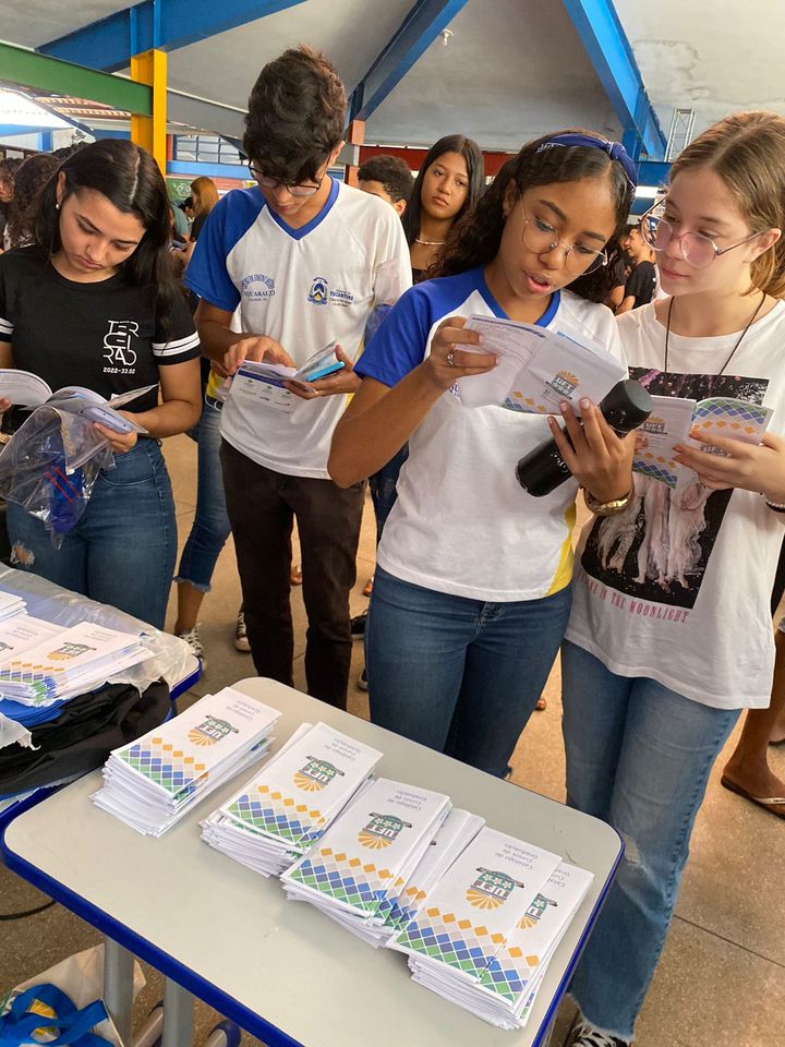 stand da UFT feira das profissões.jpeg (Foto: deniseneves)
