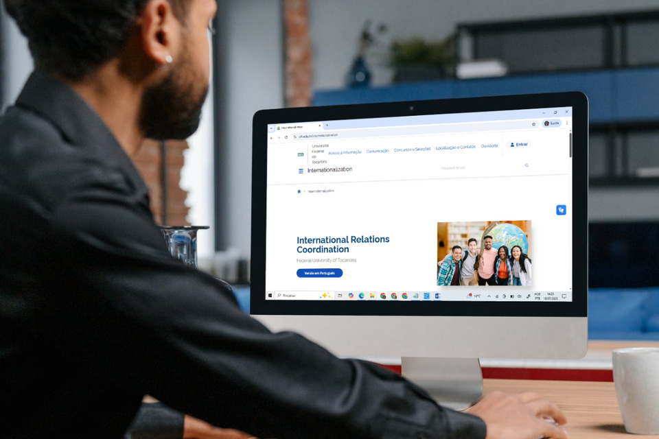 Coordenação de Relações Internacionais da UFT lança site traduzido para inglês