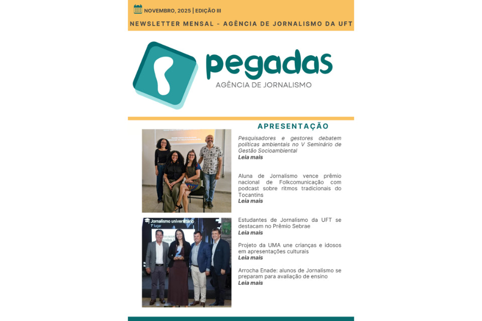 Newsletter Pegadas - Abril/2026