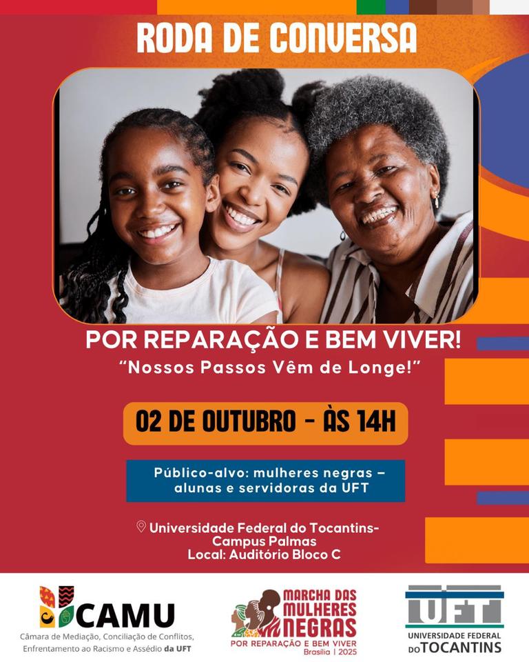 cartaz com as informações do evento