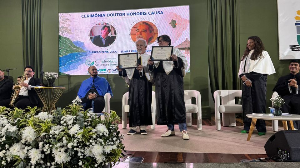 UFT concede título de Doutor Honoris Causa a Alfredo Pena-Vega e Elimar Pinheiro do Nascimento