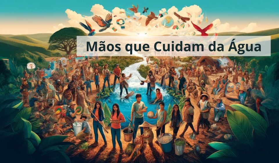 Mãos que cuidam da água