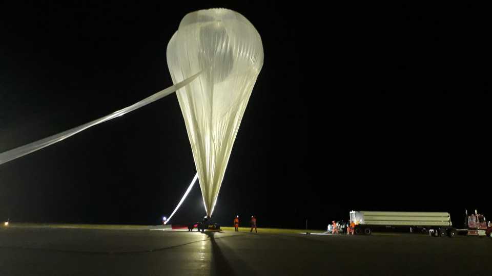 Lançamento de Balão Estratosférico realizado pela CNES, em parceria com a Agencia Espacial Canadense, em agosto de 2022, na base do Canadá. No futuro a intenção é ter uma base semelhante a essa em Palmas, ou no entorno. (Foto: Rodrigo Leonardi)