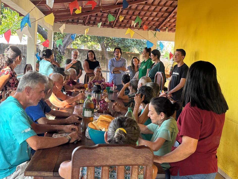 Projeto de Extensão "Geronto em Ação" promove atividade com idosos residentes em instituição de longa permanência