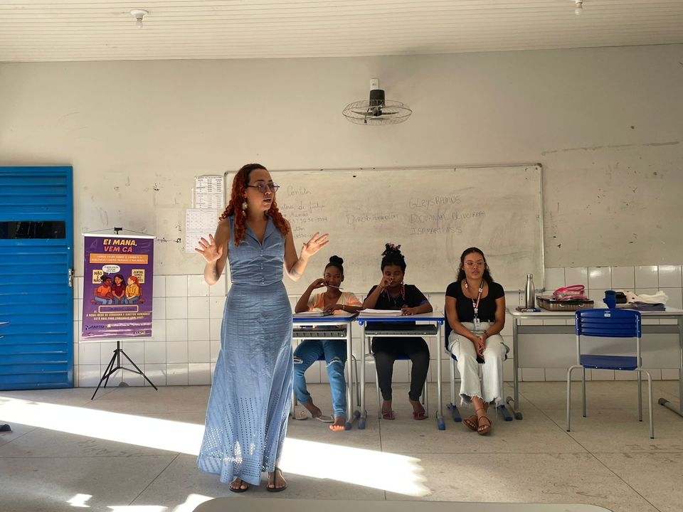 Ações de combate à violência contra meninas e mulheres são promovidas pela Rede de Cidadania e Direitos Humanos