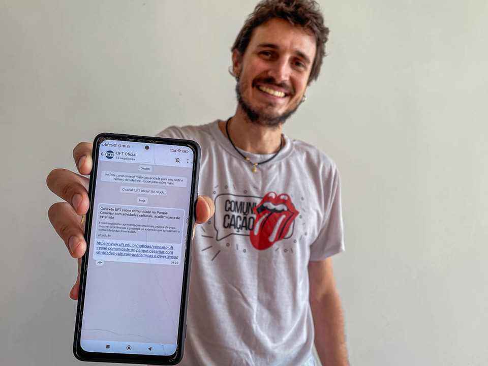 UFT lança canal oficial no WhatsApp para ampliar divulgação de notícias